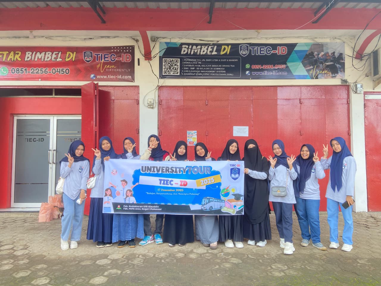 Siswa TIEC-ID yang mengikuti Kegiatan University Tour